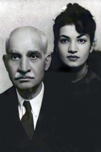 Reza Shah with Ashraf Pahlavi