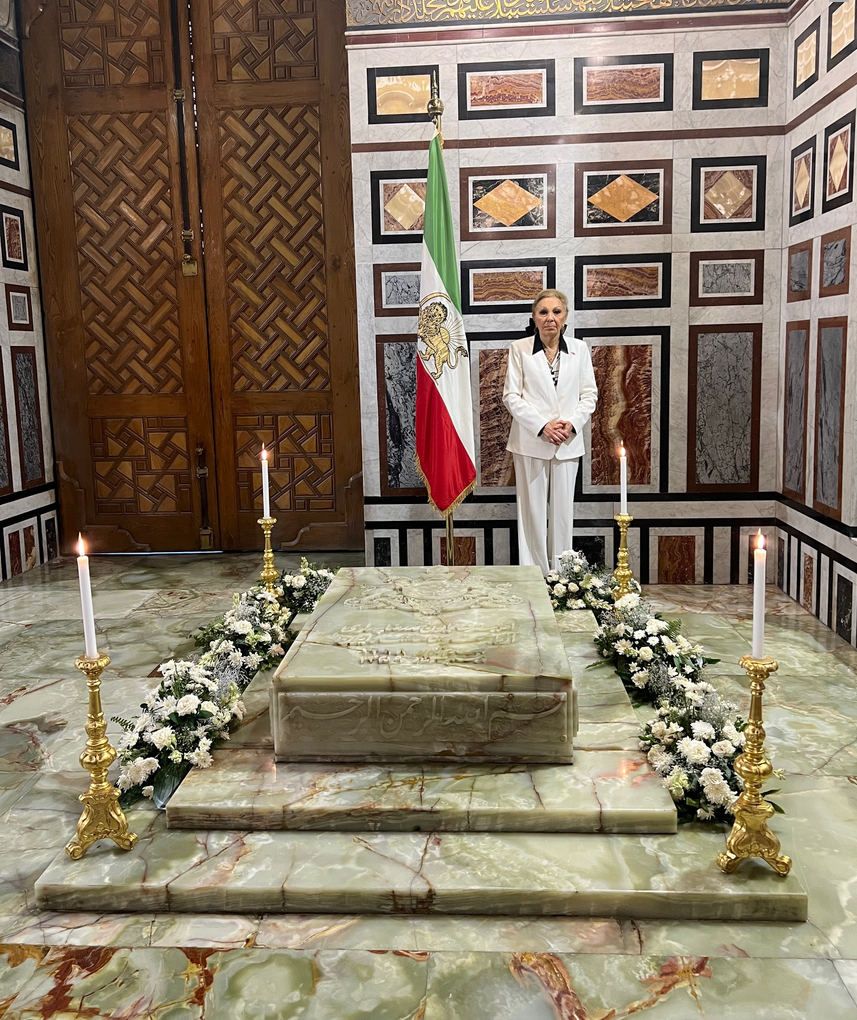 Resting place of H.I.M. Mohammad Reza Shah Pahlavi
